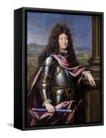 Louis XIV, King of France (1638-171)-Pierre Mignard-Framed Stretched Canvas