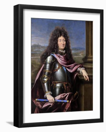 Louis XIV, King of France (1638-171)-Pierre Mignard-Framed Giclee Print