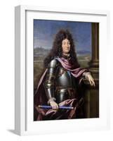 Louis XIV, King of France (1638-171)-Pierre Mignard-Framed Giclee Print