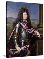 Louis XIV, King of France (1638-171)-Pierre Mignard-Stretched Canvas