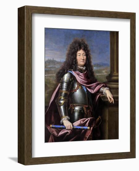 Louis XIV, King of France (1638-171)-Pierre Mignard-Framed Giclee Print