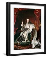 Louis XIV, King of France (1638-171)-Hyacinthe François Honoré Rigaud-Framed Giclee Print