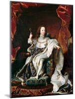 Louis XIV, King of France (1638-171)-Hyacinthe François Honoré Rigaud-Mounted Giclee Print