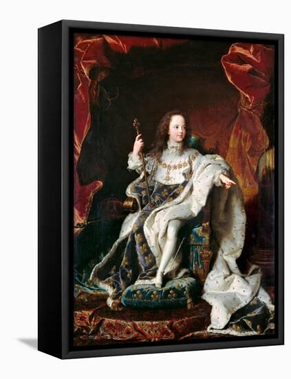 Louis XIV, King of France (1638-171)-Hyacinthe François Honoré Rigaud-Framed Stretched Canvas