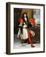 Louis XIV, King of France (1638-171)-Claude Lefèbvre-Framed Giclee Print