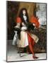 Louis XIV, King of France (1638-171)-Claude Lefèbvre-Mounted Giclee Print