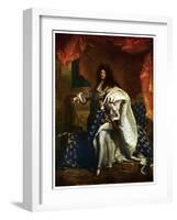 Louis XIV, King of France, 1701-Hyacinthe Rigaud-Framed Giclee Print