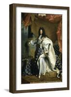 Louis XIV, King of France, c.1701-Hyacinthe Rigaud-Framed Giclee Print