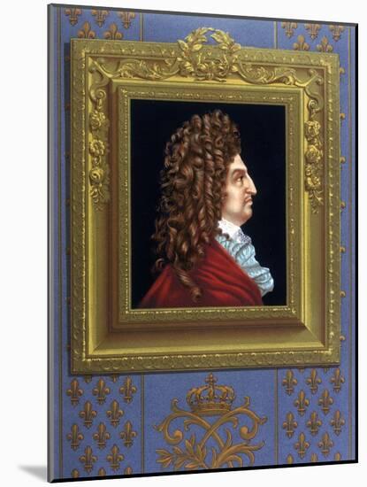 Louis XIV, King of France-null-Mounted Art Print