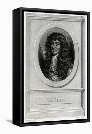 Louis XIV - King of France-null-Framed Stretched Canvas