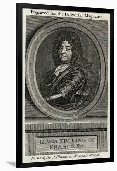 Louis XIV - King of France-null-Framed Art Print