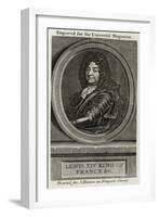 Louis XIV - King of France-null-Framed Art Print