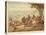 Louis XIV of France Crossing the Rhine, 1672-Adam Frans van der Meulen-Stretched Canvas