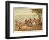 Louis XIV of France Crossing the Rhine, 1672-Adam Frans van der Meulen-Framed Giclee Print