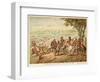 Louis XIV of France Crossing the Rhine, 1672-Adam Frans van der Meulen-Framed Giclee Print