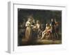 Louis Xiv of France Declaring His Love for Louise De La Valliere-Schall-Framed Giclee Print