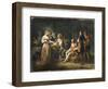 Louis Xiv of France Declaring His Love for Louise De La Valliere-Schall-Framed Giclee Print