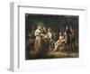 Louis Xiv of France Declaring His Love for Louise De La Valliere-Schall-Framed Giclee Print