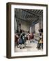 Louis XIV of France Visiting the Gobelins Tapestry Works, 17th Century (Late 19th Centur)-null-Framed Giclee Print