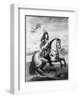 Louis XIV on Horse-null-Framed Giclee Print