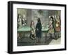 Louis XIV Playing Billiards with His Brother-null-Framed Giclee Print