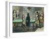 Louis XIV Playing Billiards with His Brother-null-Framed Giclee Print