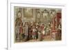 Louis XIV Receives-null-Framed Premium Giclee Print