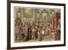 Louis XIV Receives-null-Framed Premium Giclee Print