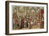 Louis XIV Receives-null-Framed Art Print
