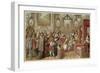 Louis XIV Receives-null-Framed Art Print