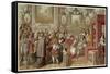 Louis XIV Receives-null-Framed Stretched Canvas