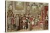 Louis XIV Receives-null-Stretched Canvas