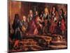Louis XIV Receiving Submission, Doge of Genoa in May 1685-Claude-Guy Halle-Mounted Giclee Print