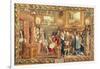 Louis XIV Receiving the Papal Legate Cardinal Chigi at Fontainebleau-null-Framed Giclee Print