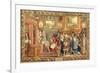 Louis XIV Receiving the Papal Legate Cardinal Chigi at Fontainebleau-null-Framed Giclee Print