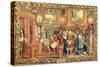 Louis XIV Receiving the Papal Legate Cardinal Chigi at Fontainebleau-null-Stretched Canvas