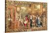 Louis XIV Receiving the Papal Legate Cardinal Chigi at Fontainebleau-null-Stretched Canvas