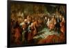 Louis XIV Receiving the Persian Ambassador in the Galerie Des Glaces at Versailles-Antoine Coypel-Framed Giclee Print