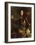 Louis XIV, roi de France et de Navarre (1638-1715) en 1701-Hyacinthe Rigaud-Framed Giclee Print