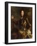 Louis XIV, roi de France et de Navarre (1638-1715) en 1701-Hyacinthe Rigaud-Framed Giclee Print