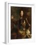 Louis XIV, roi de France et de Navarre (1638-1715) en 1701-Hyacinthe Rigaud-Framed Giclee Print