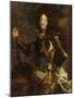 Louis XIV, roi de France et de Navarre (1638-1715) en 1701-Hyacinthe Rigaud-Mounted Giclee Print