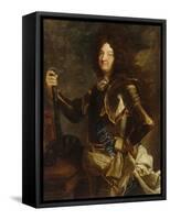 Louis XIV, roi de France et de Navarre (1638-1715) en 1701-Hyacinthe Rigaud-Framed Stretched Canvas