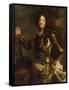 Louis XIV, roi de France et de Navarre (1638-1715) en 1701-Hyacinthe Rigaud-Framed Stretched Canvas