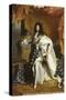 Louis XIV, roi de France, portrait en pied en costume royal-Hyacinthe Rigaud-Stretched Canvas