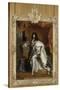 Louis XIV, roi de France, portrait en pied en costume royal-Hyacinthe Rigaud-Stretched Canvas