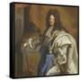 Louis XIV, roi de France-Hyacinthe Rigaud-Framed Stretched Canvas