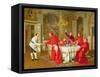 Louis Xiv's Apartments at Versailles, the Chef's Birthday-Andrea Landini-Framed Stretched Canvas