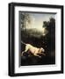 Louis XIV's Dog, Tane-Alexandre-Francois Desportes-Framed Giclee Print