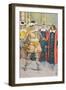 Louis XIV Visiting the French Parliament-Louis Bombled-Framed Giclee Print